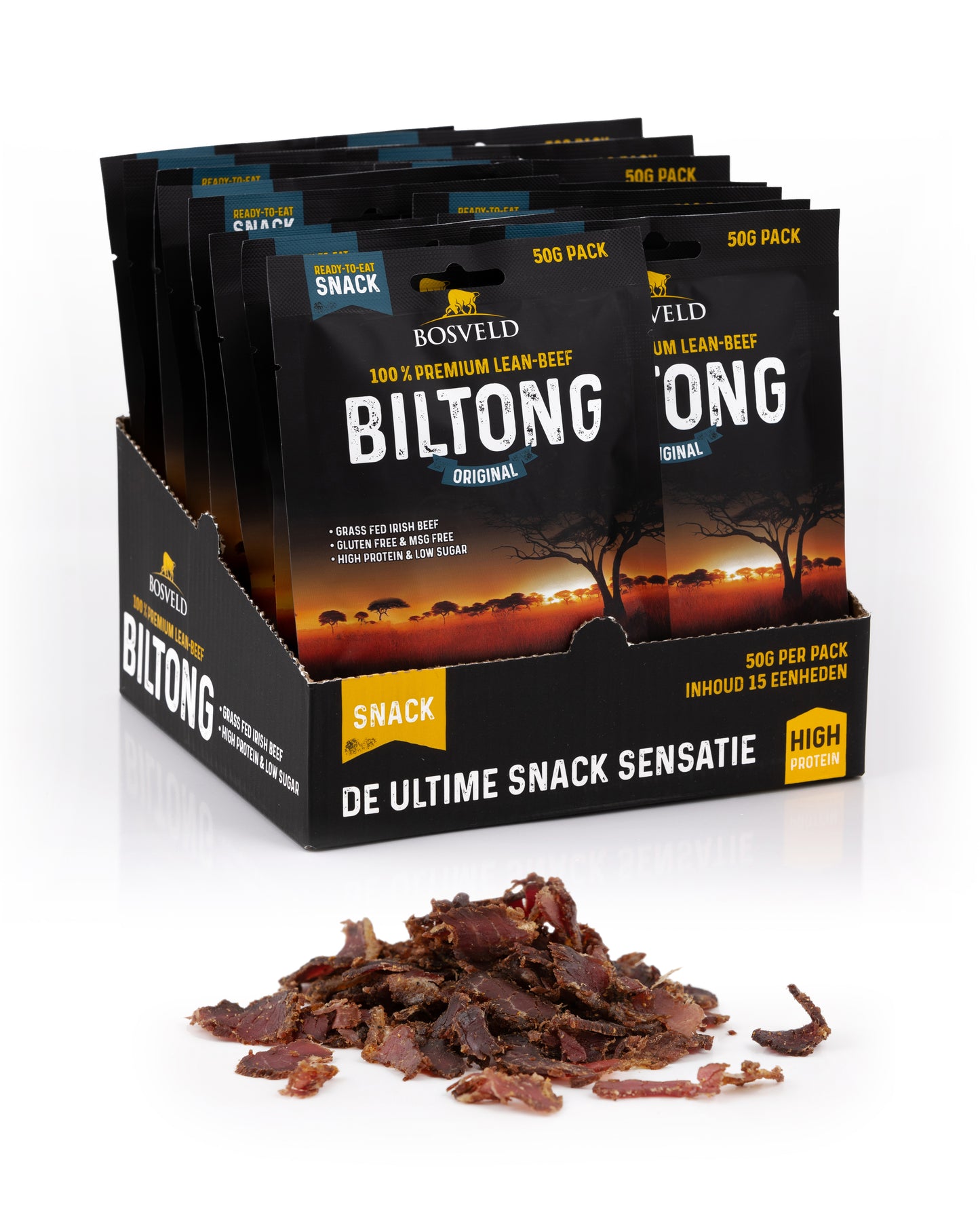 15x Bosveld Biltong (voordeelpack)