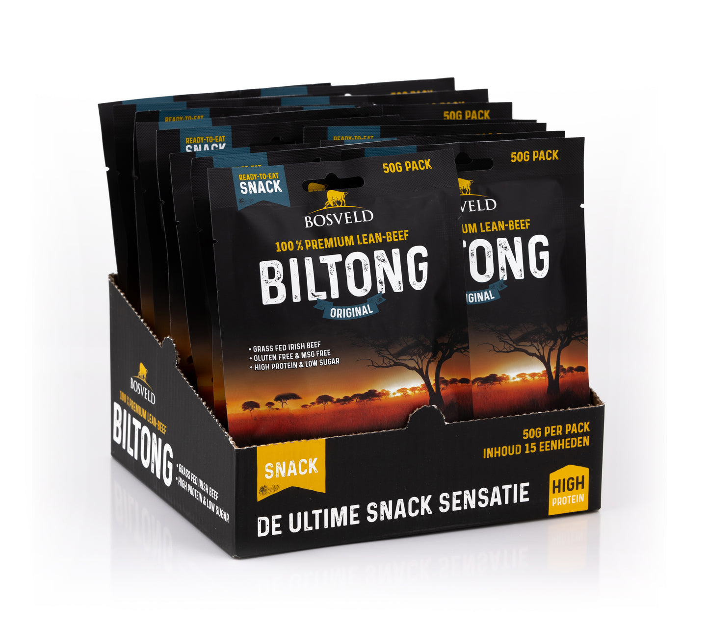 15x Bosveld Biltong (voordeelpack)