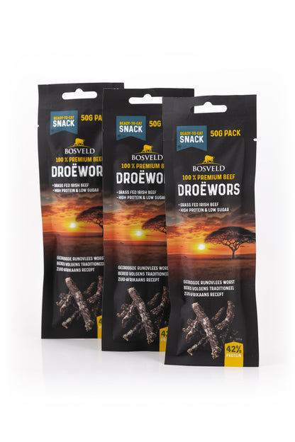 10x Bosveld Droëwors (voordeelpack)